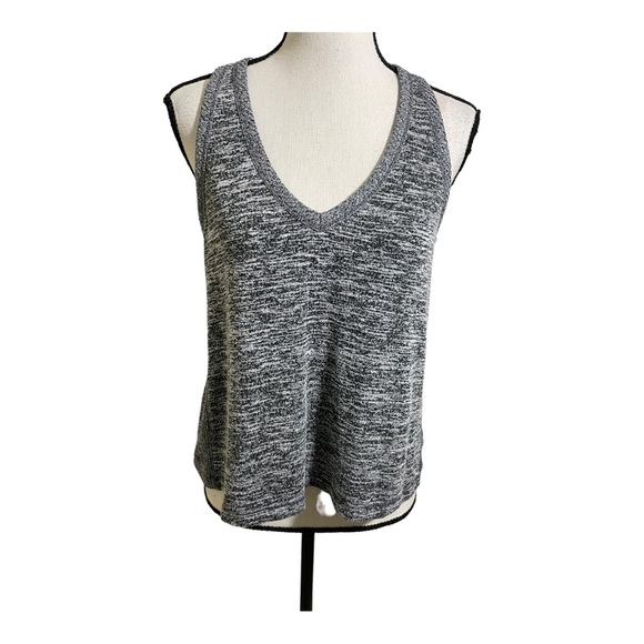 Rag & Bone womens grey marble V-neck sleeveless tank top. Size X-Small. - Picture 4 of 8